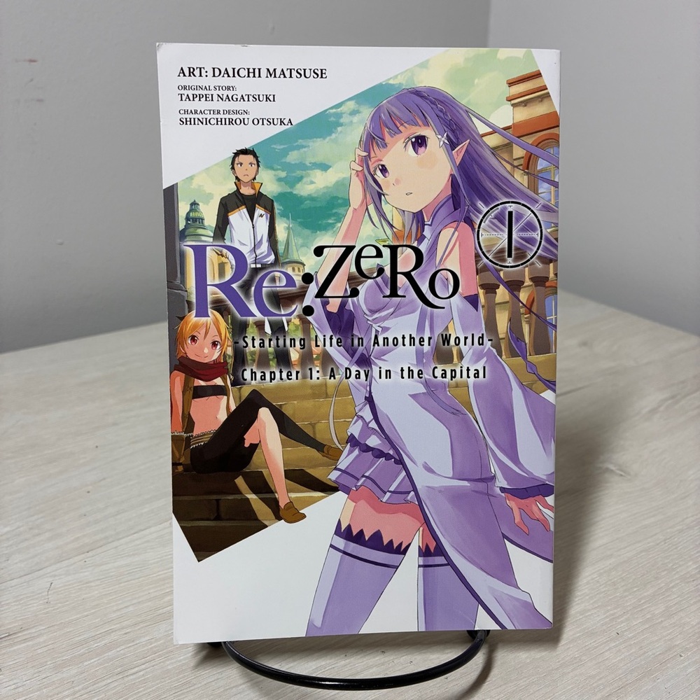 Re:ZERO Chapter 1 Manga Tappei Nagatsuki PB Fantasy Light Novel Yen Press